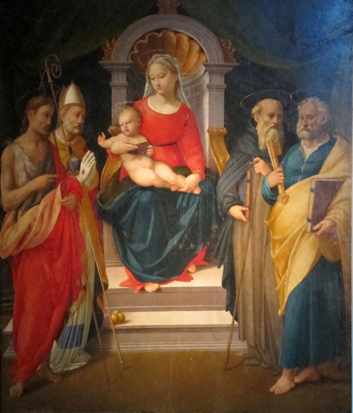 madonna with child and saints